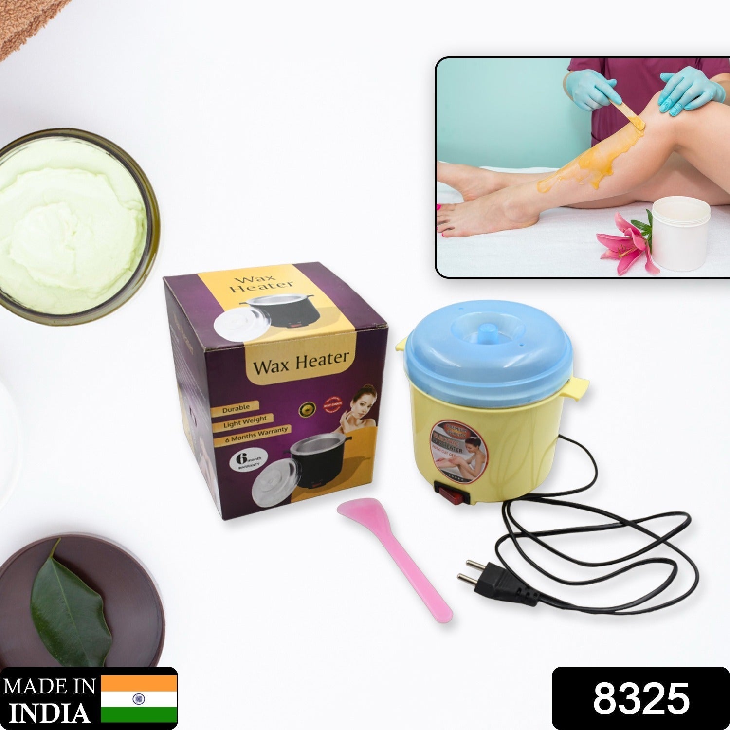 8325 Wax Heating Machine, Reliable and Convenient to Use Wax Warmer 240W Wax Machine EU Plug 220V Durable and Practical for Parlour, Salon for Home 8325 Wax Heating Machine, Reliable and Convenient to Use Wax Warmer 240W Wax Machine EU Plug 220V Durable and Practical for Parlour, Salon for Home